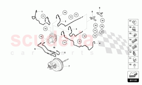 Part Diagram for Lamborghini 4T2614706A