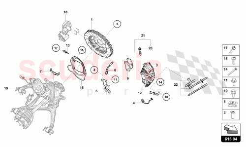 Part Diagram for Lamborghini 4T0615406DC