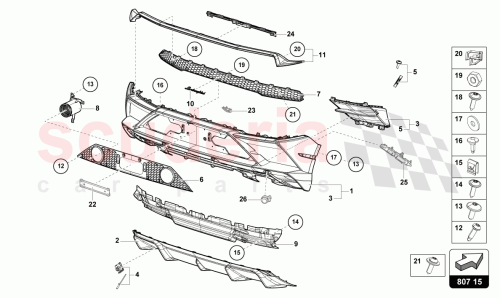 Part Diagram for Lamborghini 4T0251237G