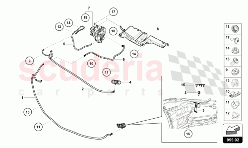 Part Diagram for Lamborghini 5G0955986