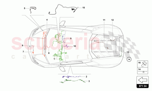 Part Diagram for Lamborghini 4T2971036F