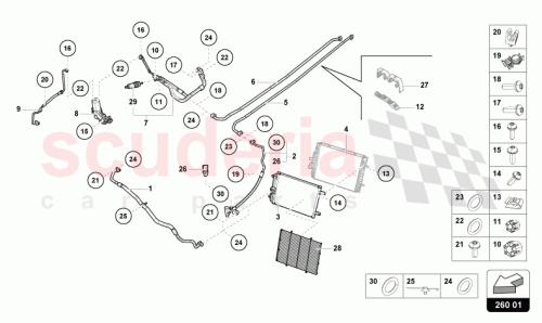Part Diagram for Lamborghini 4T3820746