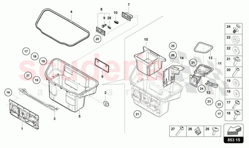 Part Diagram for Lamborghini N91060701