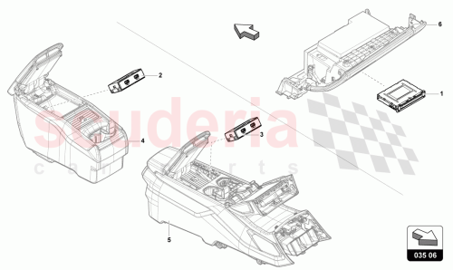 Part Diagram for Lamborghini 4N1035736