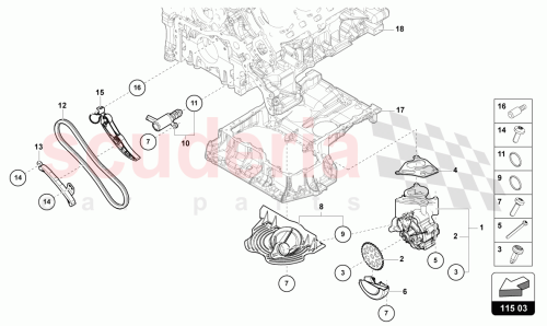 Part Diagram for Lamborghini 06M109469K
