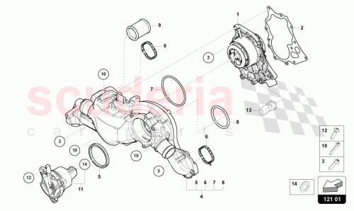 Part Diagram for Lamborghini 0P2121115D