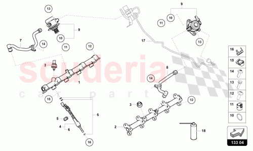 Part Diagram for Lamborghini 0P2906036C