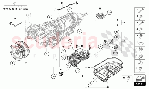 Part Diagram for Lamborghini 4ML927158H
