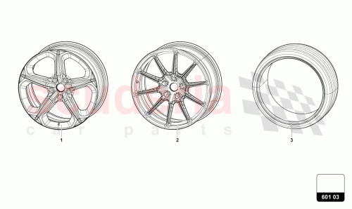 Part Diagram for Lamborghini 4ML601305B