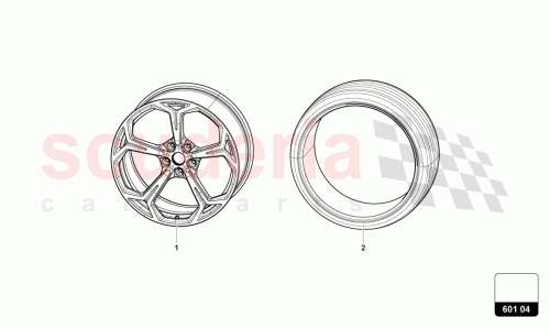 Part Diagram for Lamborghini 4ML601025CQ