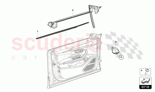 Part Diagram for Lamborghini 4ML837476DT94