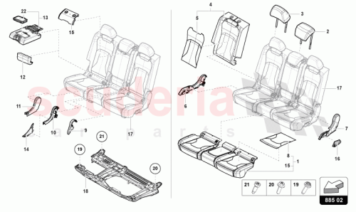 Part Diagram for Lamborghini 4ML885739A6PS