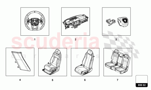 Part Diagram for Lamborghini 4ML885031F001
