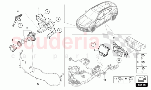 Part Diagram for Lamborghini 4ML980561A