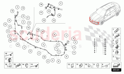 Part Diagram for Lamborghini 4ML971095CE