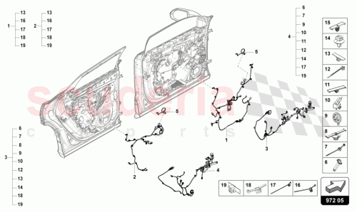 Part Diagram for Lamborghini 4ML971029BG