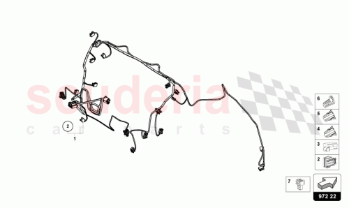 Part Diagram for Lamborghini 8B3971569F