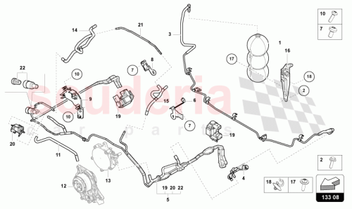 Part Diagram for Lamborghini 0P2131051A