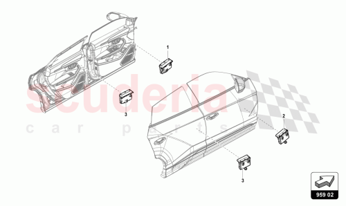 Part Diagram for Lamborghini 4M1959795J
