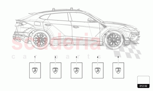 Part Diagram for Lamborghini 4ML012750SE