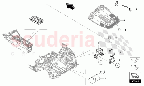 Part Diagram for Lamborghini 4K0035456