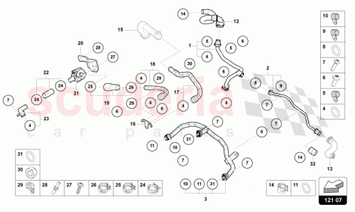 Part Diagram for Lamborghini 0P2121093A