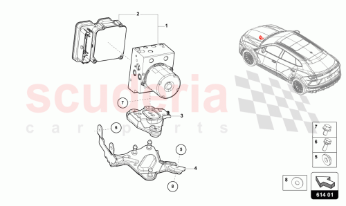 Part Diagram for Lamborghini 4M6907379AKREP