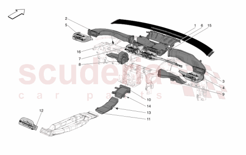 Part Diagram for Maserati 670167946