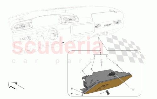 Part Diagram for Maserati 673012440
