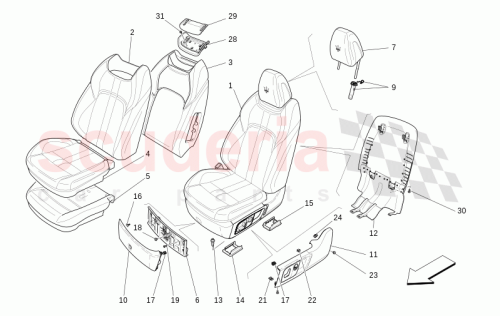 Part Diagram for Maserati F670242162