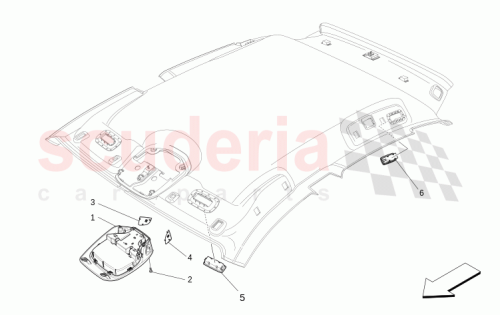 Part Diagram for Maserati 670152001
