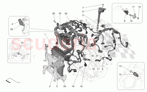 Part Diagram for Maserati 675000897