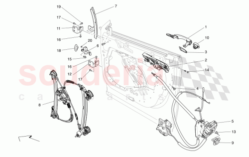 Part Diagram for Maserati 670118930