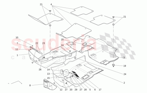 Part Diagram for Maserati 673007245