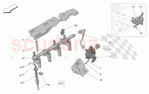 Part Diagram for Maserati 46356463