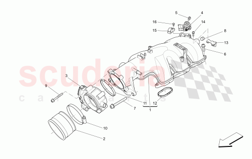 Part Diagram for Maserati 304167