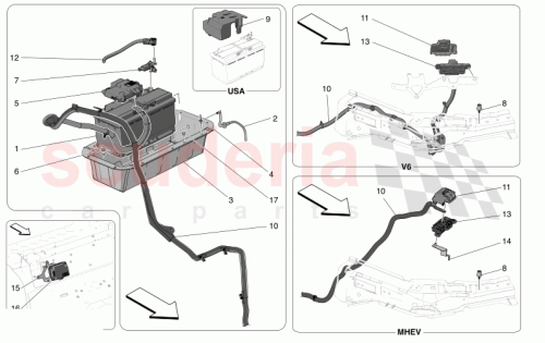 Part Diagram for Maserati 675008316