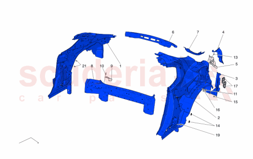 Part Diagram for Maserati 673015562