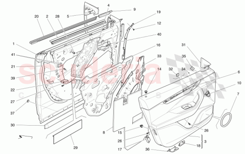 Part Diagram for Maserati 670125269
