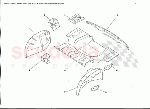 Part Diagram for Maserati 381300266