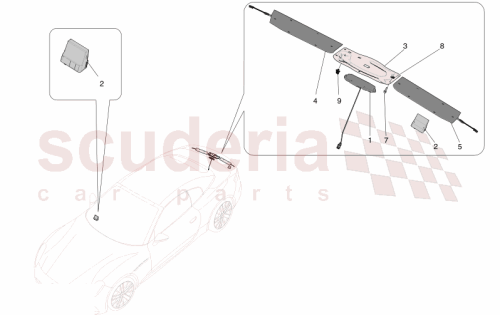 Part Diagram for Maserati 670176417