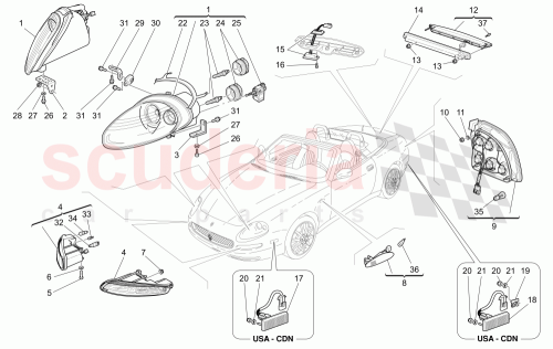Part Diagram for Maserati 190712005