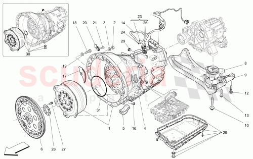 Part Diagram for Maserati 670032044