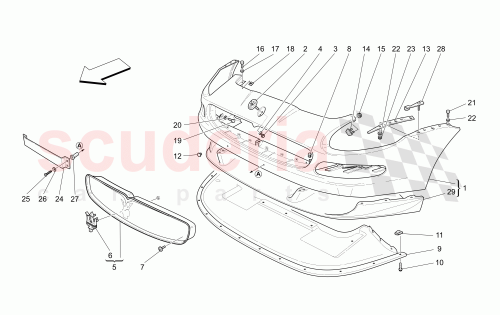 Part Diagram for Maserati 670106516