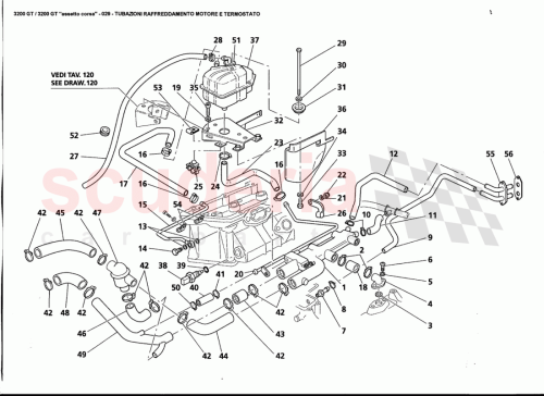 Part Diagram for Maserati 585042501