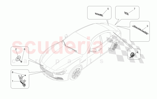 Part Diagram for Maserati 670162569