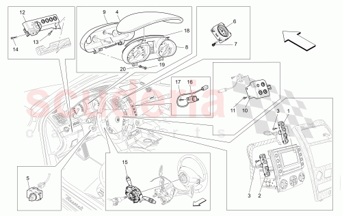 Part Diagram for Maserati 216858