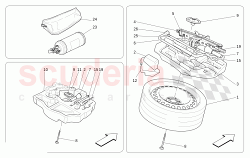 Part Diagram for Maserati 675000812