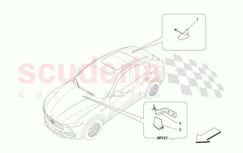 Part Diagram for Maserati 670155056