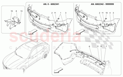 Part Diagram for Maserati 670103560